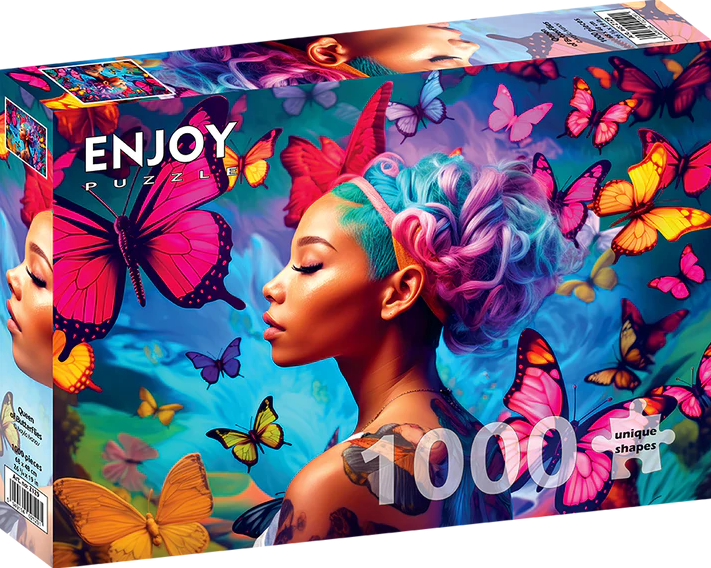 Enjoy Queen of Butterflies Puzzel 1000 Stukjes