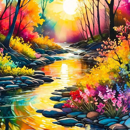 Enjoy Spring Stream Puzzel 1000 Stukjes