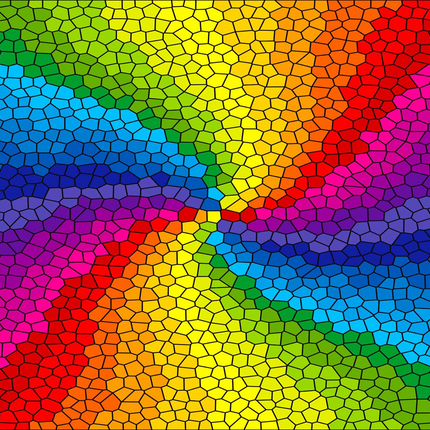 Enjoy Stained Glass Rainbow Burst Puzzel 1000 Stukjes