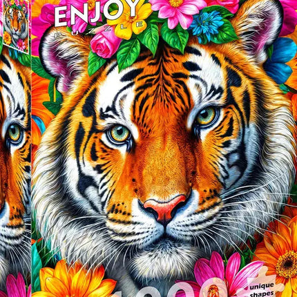 Enjoy Stripes and Blooms Puzzel 1000 Stukjes