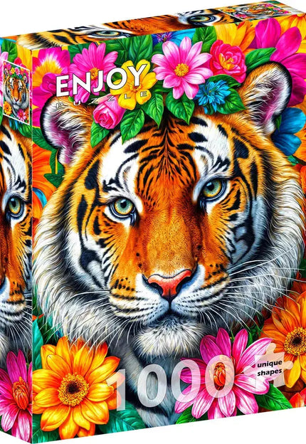 Enjoy Stripes and Blooms Puzzel 1000 Stukjes