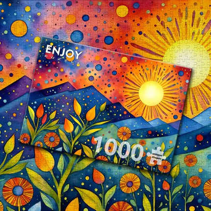 Enjoy Sunset Rain Puzzel 1000 Stukjes