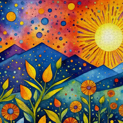 Enjoy Sunset Rain Puzzel 1000 Stukjes