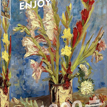 Enjoy Vincent Van Gogh - Vaas met Gladiolen en Chinese Aster Puzzel 1000 Stukjes