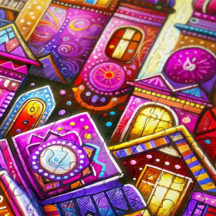 Enjoy Violet Town Puzzel 1000 Stukjes