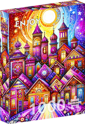 Enjoy Violet Town Puzzel 1000 Stukjes
