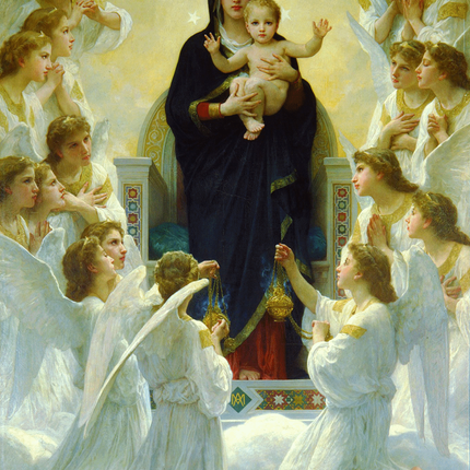 Enjoy William Bouguereau - The Virgin with Angels Puzzel 1000 Stukjes