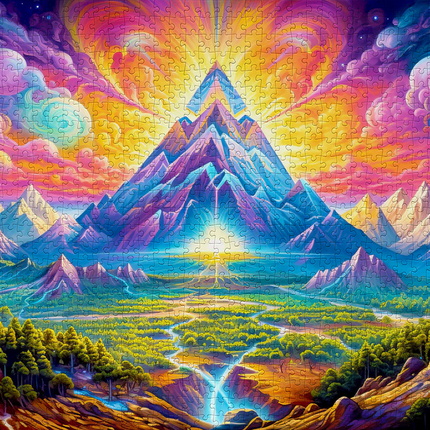 Enjoy Woodland Pyramids Puzzel 1000 Stukjes