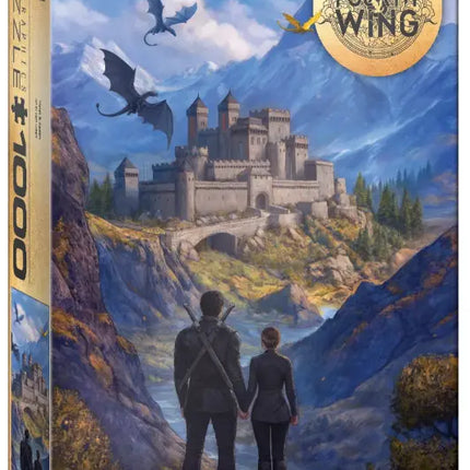 Eurographics Fourth Wing – Violet & Xaden Puzzel 1000 Stukjes