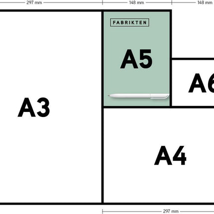 Fabrikten A5 Verjaardagskalender Zen