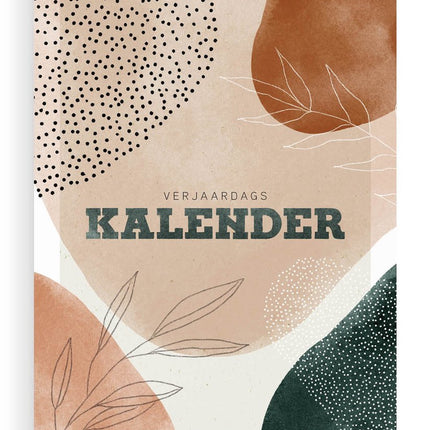 Fabrikten A5 Verjaardagskalender Zen