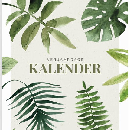 Fabrikten Verjaardagskalender Botanisch A4