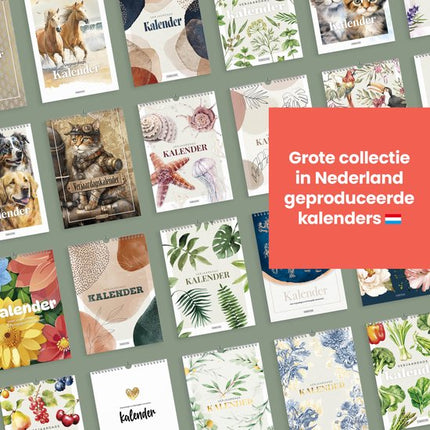 Fabrikten Verjaardagskalender Botanisch A4