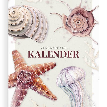 Fabrikten Verjaardagskalender compact Strand A5