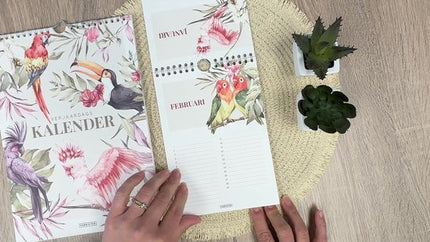 Fabrikten Verjaardagskalender compact Tropisch A5
