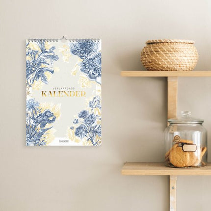 Fabrikten Verjaardagskalender Delfts A4