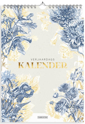 Fabrikten Verjaardagskalender Delfts A4