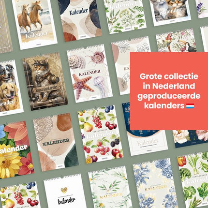 Fabrikten Verjaardagskalender Frutta A4