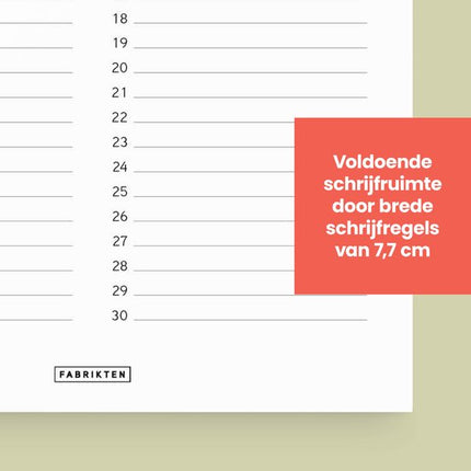 Fabrikten Verjaardagskalender Honden A4