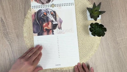 Fabrikten Verjaardagskalender Honden A4