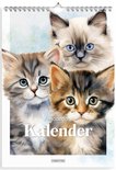 Fabrikten Verjaardagskalender Katten A4