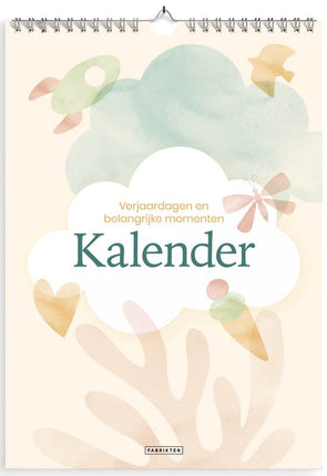 Fabrikten Verjaardagskalender Kico A4