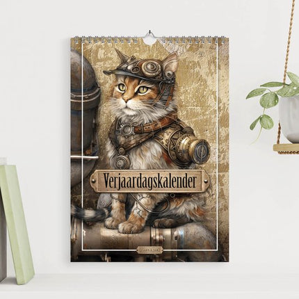 Fabrikten Verjaardagskalender Steampunk A4