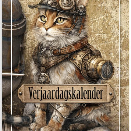 Fabrikten Verjaardagskalender Steampunk A4