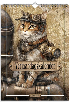 Fabrikten Verjaardagskalender Steampunk A4