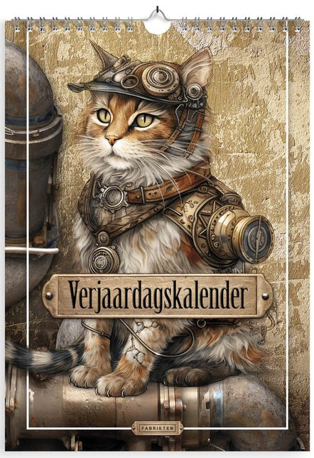 Fabrikten Verjaardagskalender Steampunk A4