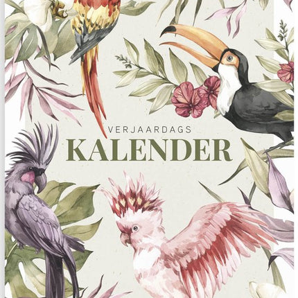 Fabrikten Verjaardagskalender Tropisch A4