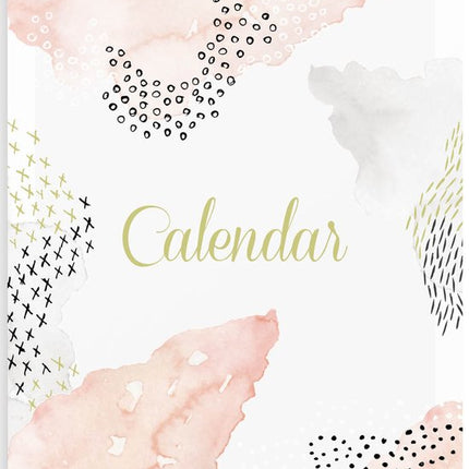 Fabrikten Verjaardagskalender Waterverf A4