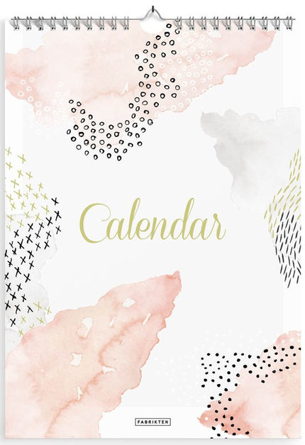 Fabrikten Verjaardagskalender Waterverf A4