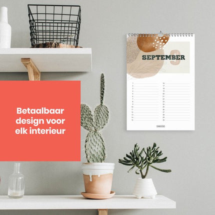 Fabrikten Verjaardagskalender Zen A4