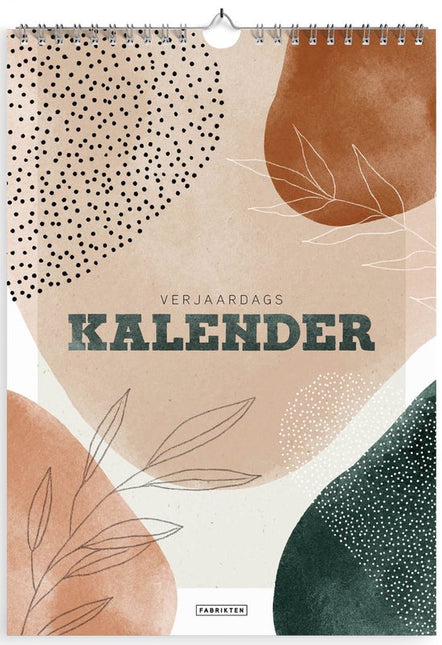 Fabrikten Verjaardagskalender Zen A4