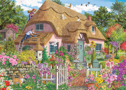 Falcon Thatched Cottage Puzzel 1000 stukjes