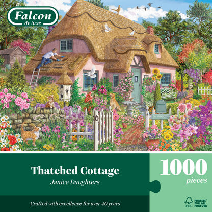 Falcon Thatched Cottage Puzzel 1000 stukjes