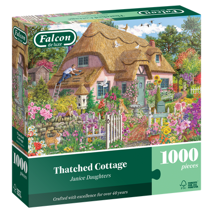 Falcon Thatched Cottage Puzzel 1000 stukjes