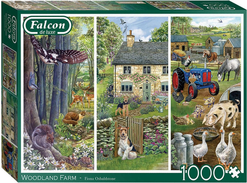 Falcon Woodland Farm Puzzel 1000 Stukjes