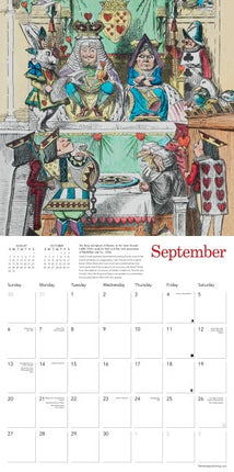 Flame Tree Alice's Adventures in Wonderland Kalender 2026