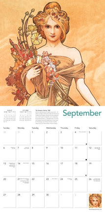 Flame Tree Alphonse Mucha Kalender 2026