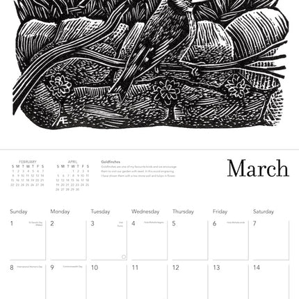 Flame Tree Andy English Kalender 2026