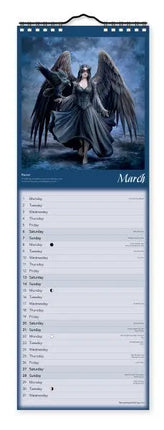 Flame Tree Anne Stokes Slimline Kalender 2027