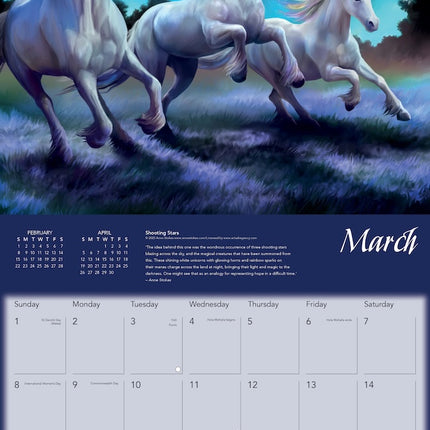 Flame Tree Anne Stokes Unicorns Kalender 2026