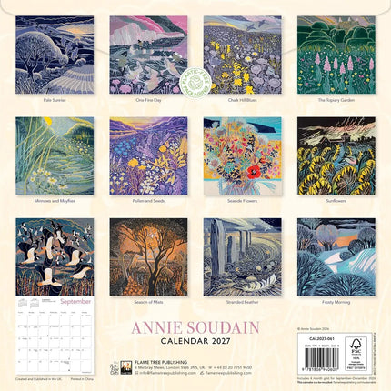 Flame Tree Annie Soudain Kalender 2027