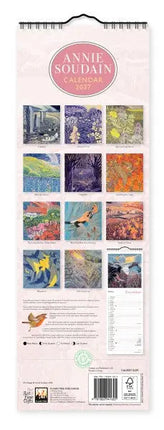 Flame Tree Annie Soudain Slimline Kalender 2027