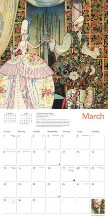 Flame Tree Art Deco Fairytales Kalender 2027