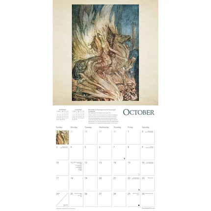 Flame Tree Arthur Rackham Kalender 2027