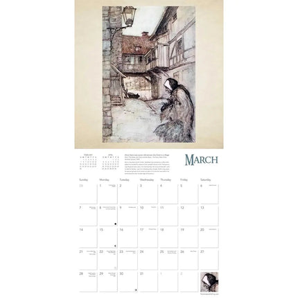 Flame Tree Arthur Rackham Kalender 2027