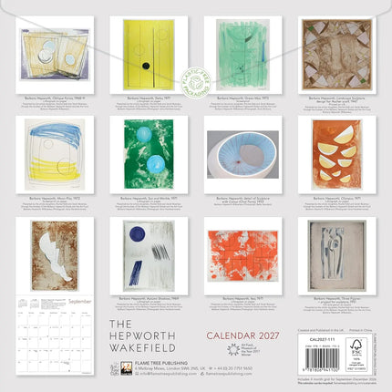 Flame Tree Barbara Hepworth Kalender 2027